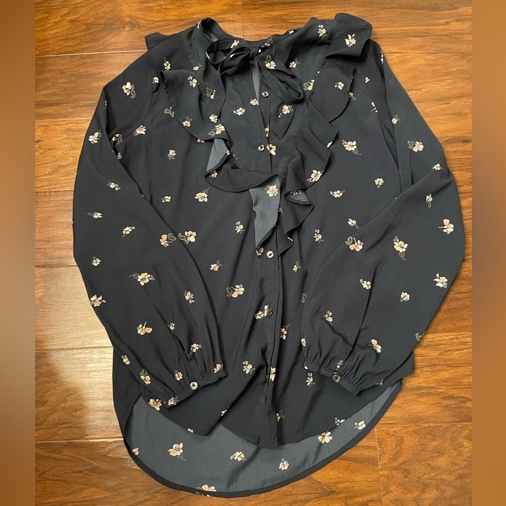 Abercrombie Cottage Core Button Blouse Size M